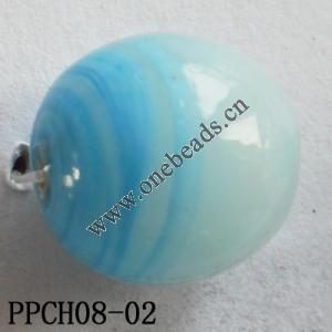 Lampwork Beads, Round 12x12mm Hole=2mm, Sold by PC