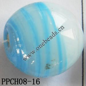 Lampwork Beads, Round 20x20mm Hole=2.5mm, Sold by PC