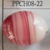 Lampwork Beads, Oval 23x18mm Hole=3.5mm, Sold by PC