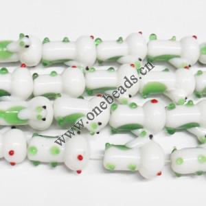 Handmade Lampwork Beads, Animal 15x19mm Sold by PC