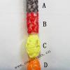 Handmade Lampwork Beads, Tube 23x13mm, Sold by PC