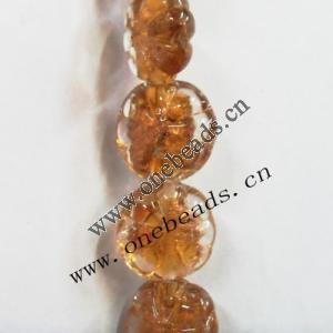 Handmade Lampwork Beads, Flat Round 20mm, Sold by PC