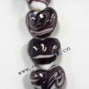 Handmade Lampwork Beads, Rectangular 20x14mm, Sold by PC