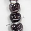 Handmade Lampwork Beads, Rectangular 20x14mm, Sold by PC