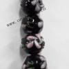 Handmade Lampwork Beads, Round 17mm, Sold by PC