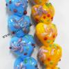 Handmade Lampwork Beads, Heart 20x14mm, Sold by PC