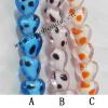 Handmade Lampwork Beads, Heart 12x7mm, Sold by PC