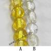 Handmade Lampwork Beads,  Flat Round 18x10mm, Sold by PC