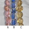 Handmade Lampwork Beads, Flat Round 14x9mm, Sold by PC