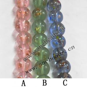 Handmade Lampwork Beads, Round 12mm, Sold by PC