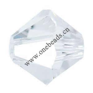 Bead, Swarovski® crystal, crystal clear, 3mm faceted bicone (5301), Sold per pkg of 1440pcs