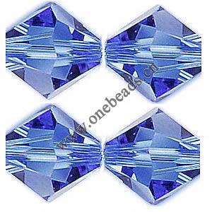 Bead, Swarovski® crystal，3mm faceted bicone (5301), Sold per pkg of 1440pcs