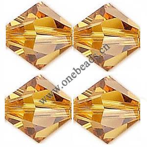 Bead, Swarovski® crystal，4mm faceted bicone (5301), Sold per pkg of 1440pcs