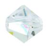 Bead, Swarovski® crystal, crystal AB, 6mm faceted bicone (5301), Sold per pkg of 360pcs