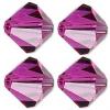 Bead, Swarovski® crystal，6mm faceted bicone (5301), Sold per pkg of 360pcs