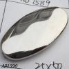 Jewelry findings, CCB plastic Beads, Faceted Flat Oval 25x50mm Hole=2mm, Sold by PC