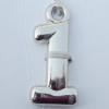 Jewelry findings, CCB plastic Pendant, Digital 11x24mm hole=2.2mm,  Sold by PC