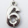 Jewelry findings, CCB plastic Pendant, Digital 14x25mm hole=2.2mm, Sold by PC