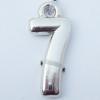 Jewelry findings, CCB plastic Pendant, Digital 11x25mm hole=2.2mm, Sold by PC