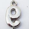 Jewelry findings, CCB plastic Pendant, Digital 13x25mm hole=2.2mm, Sold by PC