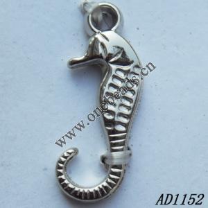 Jewelry findings, CCB plastic Pendant, Animal 10x16mm hole=2mm, Sold by PC