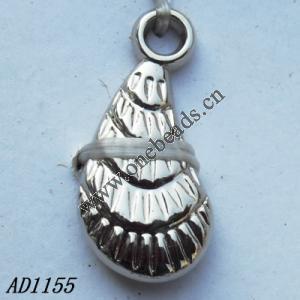 Jewelry findings, CCB plastic Pendant, Teardrop 10x21mm hole=2.2mm, Sold by PC