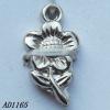 Jewelry findings, CCB plastic Pendant, Flower 11x20mm hole=1.5mm, Sold by PC