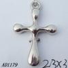 Jewelry findings, CCB plastic Pendant, Cross 23x24mm hole=3mm, Sold by PC
