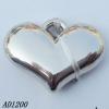 Jewelry findings, CCB plastic Pendant, Heart 28x21mm hole=3mm, Sold by PC