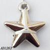 Jewelry findings, CCB plastic Pendant, Star 23x21mm hole=3mm, Sold by PC