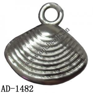 Jewelry Finding CCB plastic Pendant, 17x17mm hole=2mm, Sold by bag