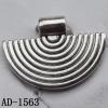 Jewelry Finding CCB plastic Pendant, Fan 24.5x17mm hole=3mm, Sold by bag