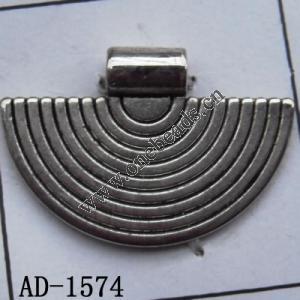 Jewelry Finding CCB plastic Pendant, 35x23mm hole=4mm, Sold by bag