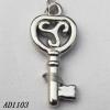 Jewelry findings, CCB plastic Pendant, Key 10x22mm hole=1.5mm, Sold by PC