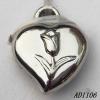 Jewelry findings, CCB plastic Pendant, Heart 13x16mm hole=3mm, Sold by PC