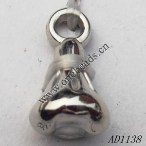 Jewelry findings, CCB plastic Pendant, 8x15mm hole=2mm, Sold by PC