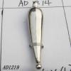 Jewelry findings, CCB plastic Pendant, 10x43mm hole=2.5mm, Sold by PC