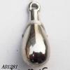 Jewelry findings, CCB plastic Pendant, Teardrop 10x25mm hole=2mm, Sold by PC