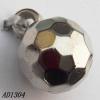 Jewelry findings, CCB plastic Pendant, Faceted Round 13x18mm hole=2.5mm, Sold by PC