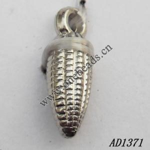 Jewelry findings, CCB plastic Pendant, Maize 6x17mm hole=2.2mm, Sold by PC
