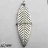 Jewelry findings, CCB plastic Pendant, Leaf 10x35mm hole=1.5mm, Sold by PC