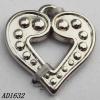 Jewelry findings, CCB plastic Pendant, Heart 16x17mm hole=1mm, Sold by PC
