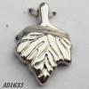 Jewelry findings, CCB plastic Pendant, Leaf 12x18mm hole=1mm, Sold by PC