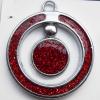  CCB plastic Pendant with enamel, 38x44mm hole=4mm, Sold by PC