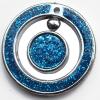  CCB plastic Pendant with enamel, 26mm hole=1.5mm, Sold by PC