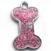  CCB plastic Pendant with enamel, 17x28mm hole=2.5mm, Sold by PC