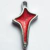  CCB plastic Pendant with enamel, 17x33mm hole=2mm, Sold by PC
