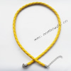 leather Necklace, 6mm wide, Sold per 18-inch Strandleather Necklace, 6mm wide, Sold per 18-inch Strand