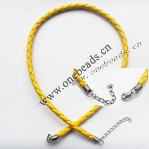 leather Necklace, 6mm wide, Sold per 18-inch Strandleather Necklace, 6mm wide, Sold per 18-inch Strand