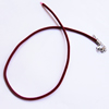 Necklace, velveteen with rubber cord 2mm wide Sold per 17-inch Strand 